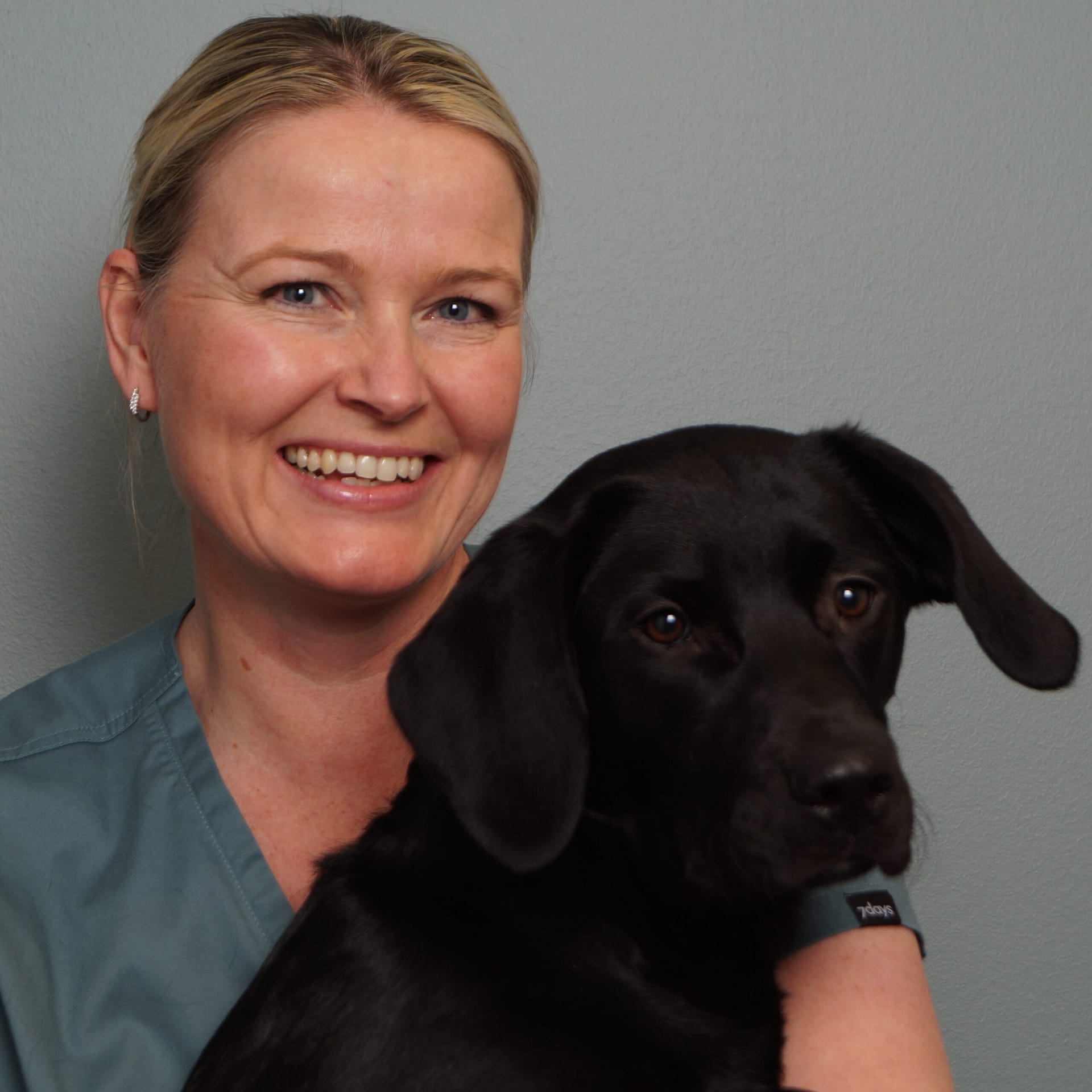 Mai-Gret Jacobsen med hund